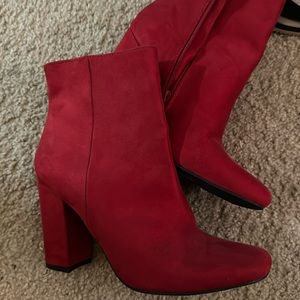 Red boots